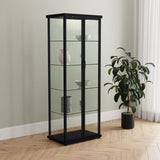 Aero Black Curio Cabinet - Ornate Home