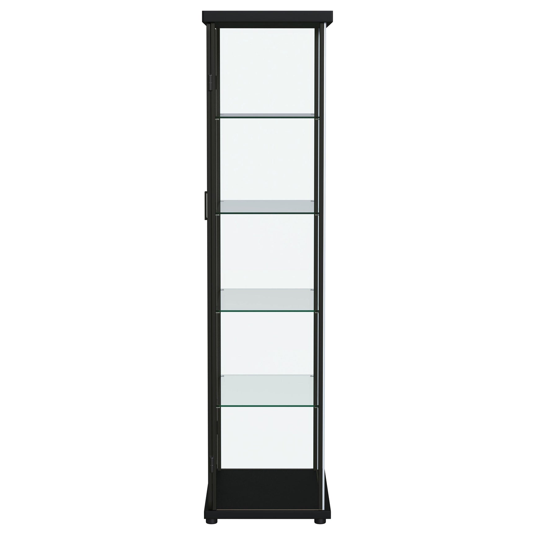 Aero Black Curio Cabinet - Ornate Home