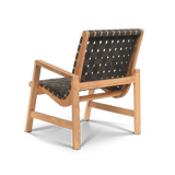 Aero Teak Taupe Grey Outdoor Woven Chat Armchair - Ornate Home