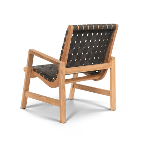 Aero Teak Taupe Grey Outdoor Woven Chat Armchair - Ornate Home