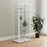 Aero White Curio Cabinet - Ornate Home