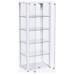 Aero White Curio Cabinet - Ornate Home