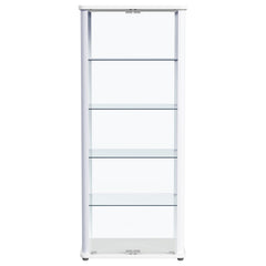 Aero White Curio Cabinet - Ornate Home