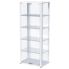 Aero White Curio Cabinet - Ornate Home