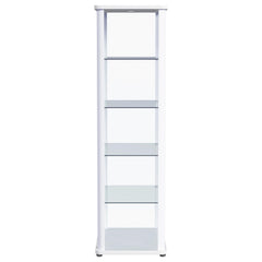 Aero White Curio Cabinet - Ornate Home