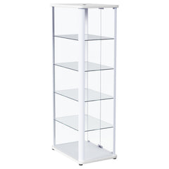 Aero White Curio Cabinet - Ornate Home
