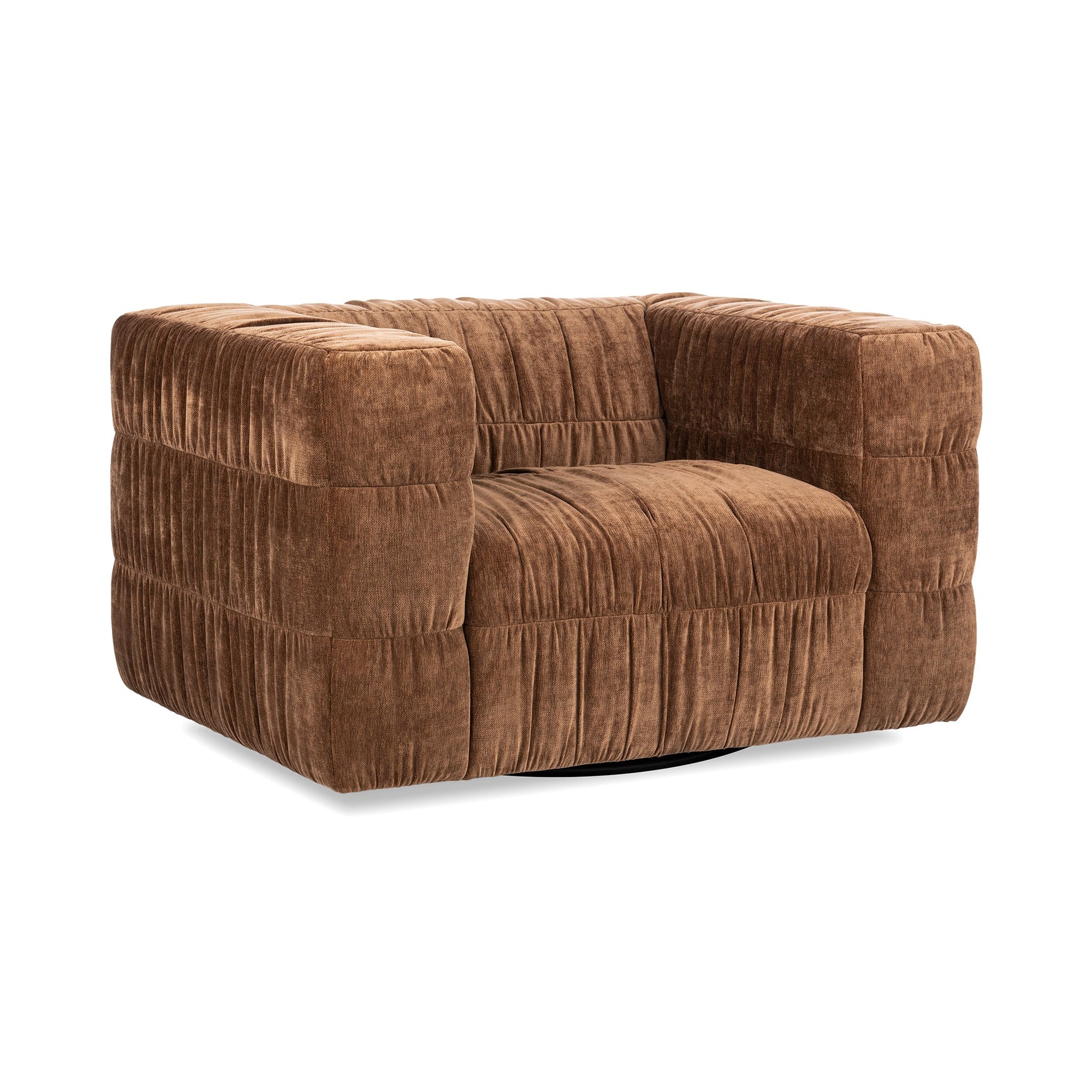 Afeela Bronze Swivel Chair - Ornate Home