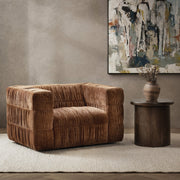 Afeela Bronze Swivel Chair - Ornate Home