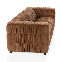Afeela Bronze Upholstered Sofa - Ornate Home