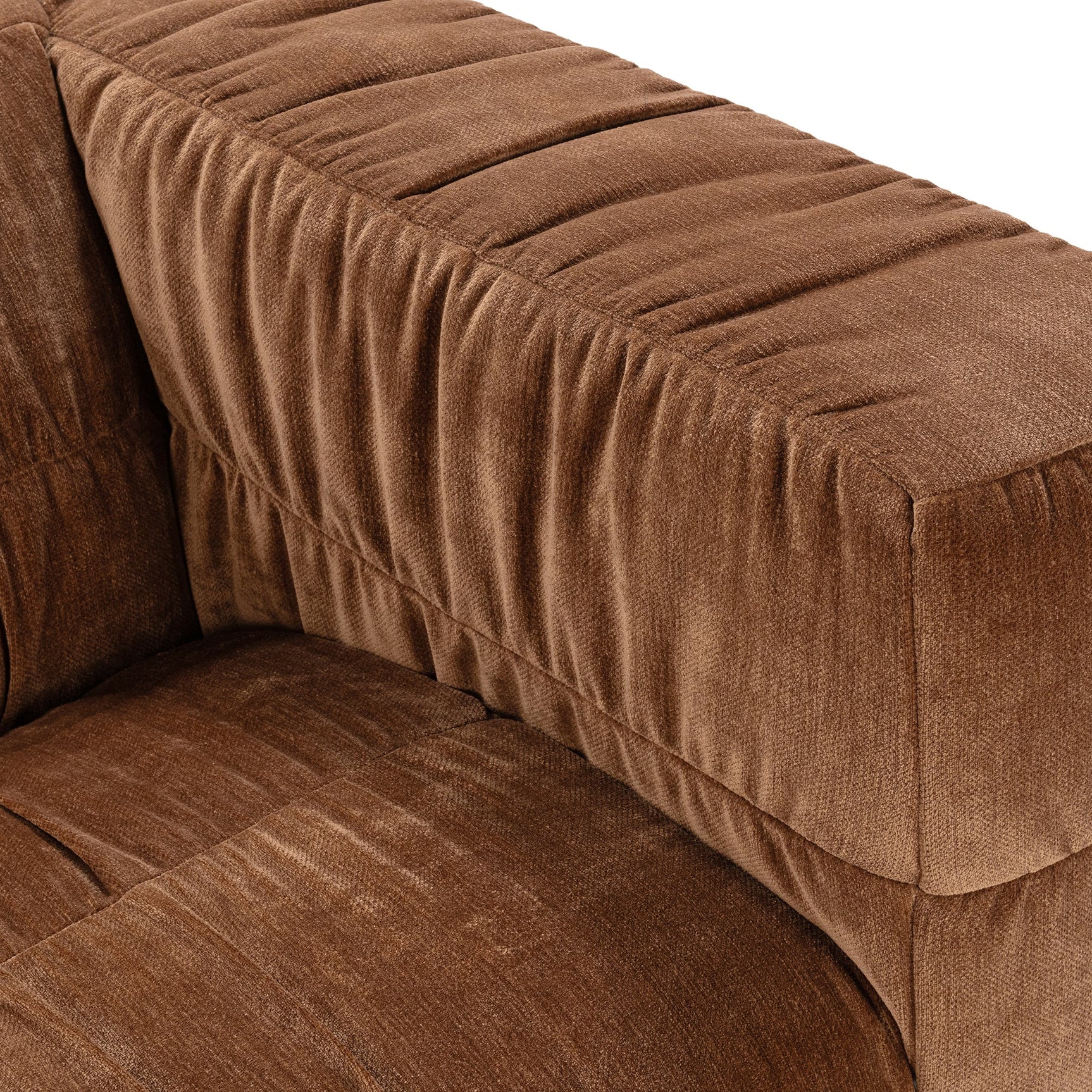 Afeela Bronze Upholstered Sofa - Ornate Home