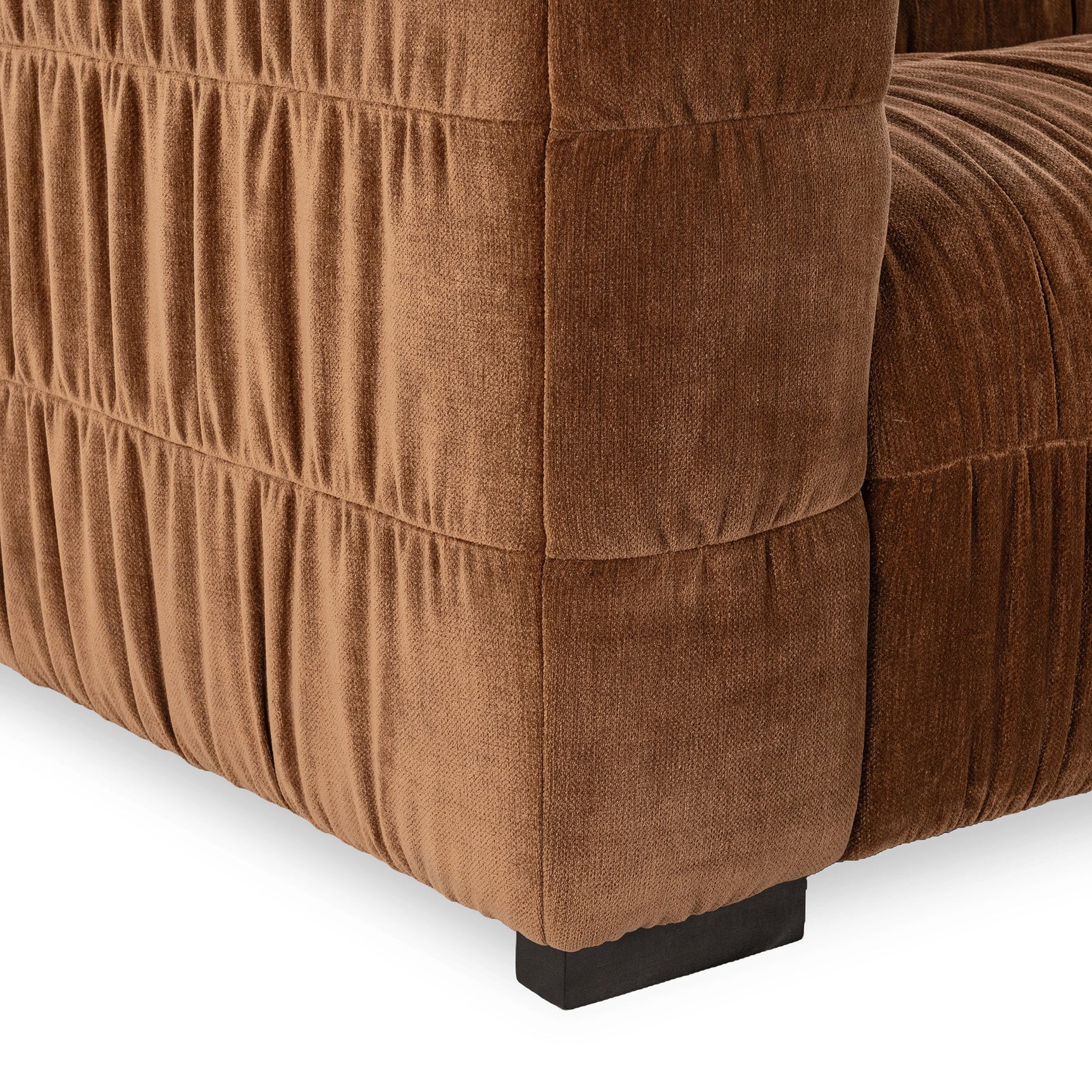 Afeela Bronze Upholstered Sofa - Ornate Home