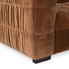 Afeela Bronze Upholstered Sofa - Ornate Home