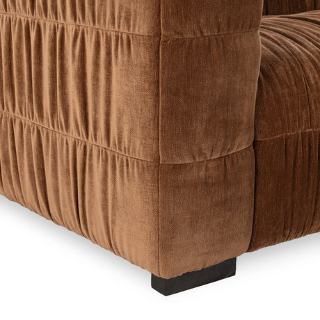 Afeela Bronze Upholstered Sofa - Ornate Home