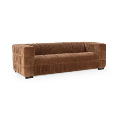 Afeela Bronze Upholstered Sofa - Ornate Home