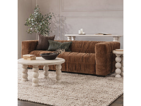 Afeela Bronze Upholstered Sofa - Ornate Home