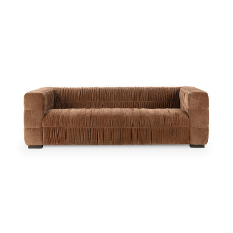 Afeela Bronze Upholstered Sofa - Ornate Home