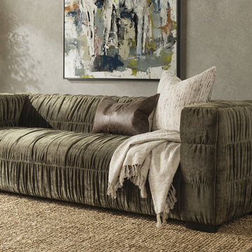 Afeela Fern Green Sofa - Ornate Home