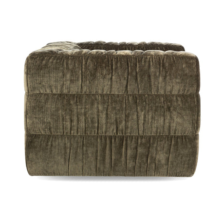 Afeela Fern Green Upholstered Swivel Chair - Ornate Home