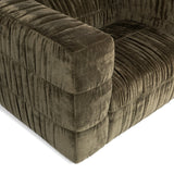 Afeela Fern Green Upholstered Swivel Chair - Ornate Home