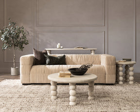 Afeela French Vanilla Sofa - Ornate Home