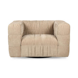 Afeela French Vanilla Upholstered Swivel Chair - Ornate Home