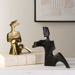 Affection Bronze/Gold Sculpture (Set of 2) - Ornate Home