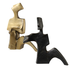 Affection Bronze/Gold Sculpture (Set of 2) - Ornate Home