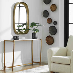 Affinity White Marble Console Table - Ornate Home
