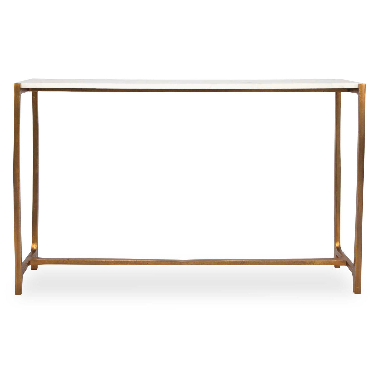 Affinity White Marble Console Table - Ornate Home
