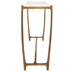 Affinity White Marble Console Table - Ornate Home