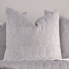 Affluent Dove Quilt Set - Ornate Home