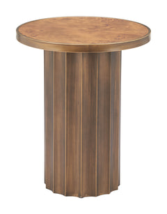Afinato Brown Side Table - Ornate Home