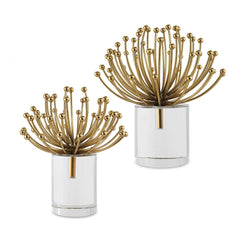 Aga Gold Modern Sculptures (Set of 2) - Ornate Home