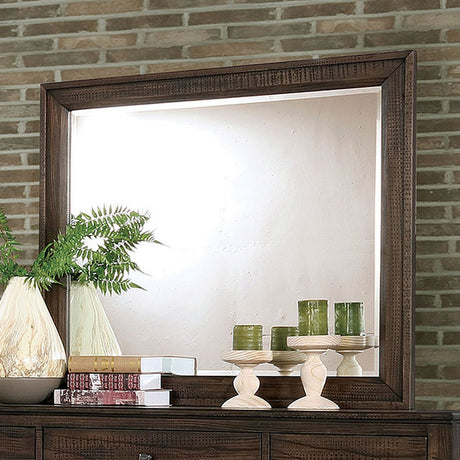 Agapetos Walnut Mirror - Ornate Home