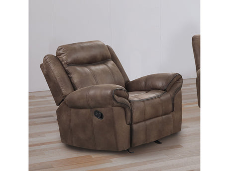 Agata Brown Glider Recliner - Ornate Home