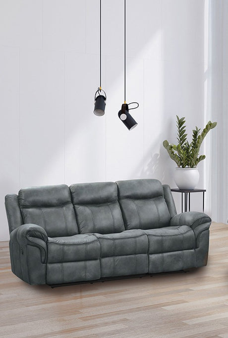 Agata Dark Gray Living Room Set / 3-piece - Ornate Home