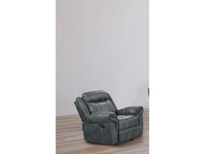 Agata Dark Gray Recliner - Ornate Home