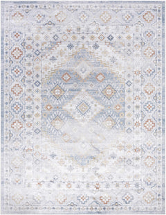 Agaton Blue Washable Area Rug - Ornate Home