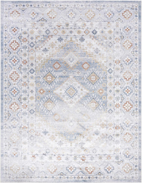 Agaton Blue Washable Area Rug - Ornate Home