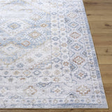 Agaton Blue Washable Area Rug - Ornate Home