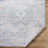 Agaton Blue Washable Area Rug - Ornate Home