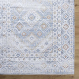 Agaton Blue Washable Area Rug - Ornate Home