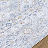 Agaton Blue Washable Area Rug - Ornate Home