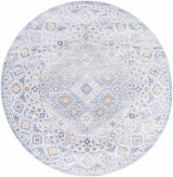Agaton Blue Washable Area Rug - Ornate Home