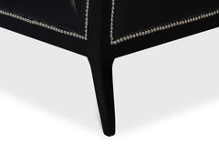 Agave Black Slipper Chair - Ornate Home