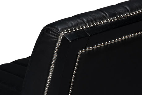 Agave Black Slipper Chair - Ornate Home