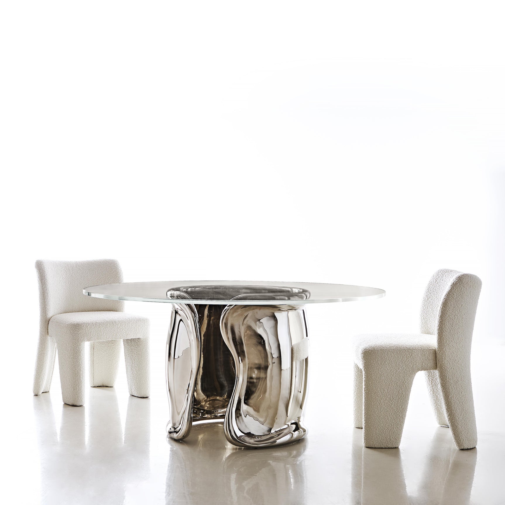 Agnès Beige/Sand Dining Table - Ornate Home
