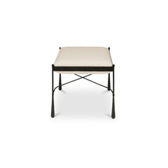 Agne Cream Stool - Ornate Home