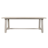 Agnes Gray Outdoor Dining Table - Ornate Home