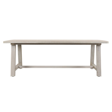 Agnes Gray Outdoor Dining Table - Ornate Home